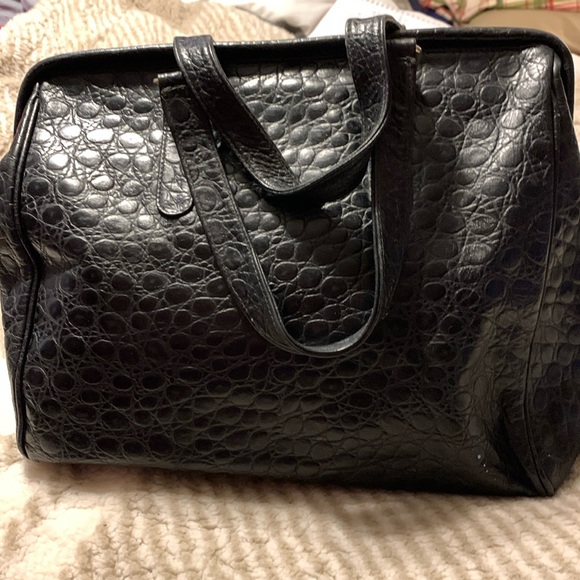 Andre Cellini | Bags | Vintage Andre Cellini Black Leather Bag Inside ...